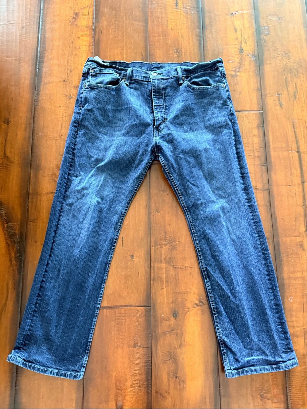Levi's Straight Leg Indigo Blue Jeans